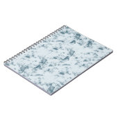 抽象芸術グランジ青 ノートブック (左側)