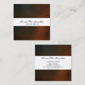 抽象芸術グランジ スクエア名刺 (正面/裏面)