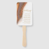 抽象芸術グリッターストラタウェディングパーティーSW ID903 ハンドファン (裏面)