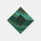 抽象芸術グリッタース結婚トラータ感謝G ID903 スタンダードカクテルナプキン (角)