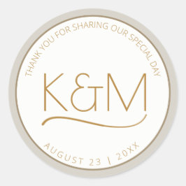 抽象芸術グリッタース結婚トラータ感謝St ID903 ラウンドシール