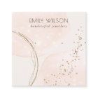 抽象芸術グリッターバラ金ゴールドスタッドイヤリングディスプレイ