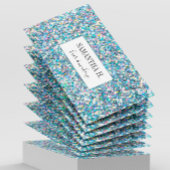 抽象芸術グリッターメイクアップヘアーブラッシュ爪、 ネイルアーティスト 名刺