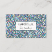 抽象芸術グリッターメイクアップヘアーブラッシュ爪、 ネイルアーティスト 名刺 (正面)