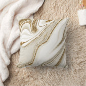 抽象芸術グリッター層アイボリーID903 クッション (ブランケット)