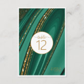 抽象芸術グリッター層テーブル番号Gr Wht ID903 招待状 (裏面)