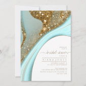 抽象芸術グリッター層ブライダルシャワーID903 (正面)