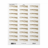 抽象芸術グリッター層結婚のアイボリーID903 ラベル (フルシート)