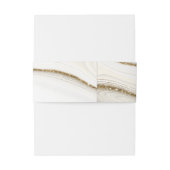 抽象芸術グリッター層結婚のアイボリーID903 招待状ベリーバンド (裏面例)