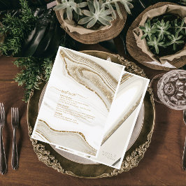 抽象芸術グリッター層結婚のメニューアイボリーID903