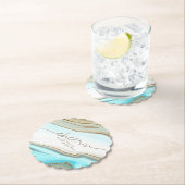 抽象芸術グリッター層結婚の応援ID903 ペーパーコースター (インサイチュ)