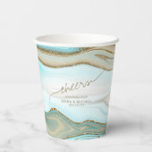 抽象芸術グリッター層結婚の応援ID903 紙コップ (裏面)