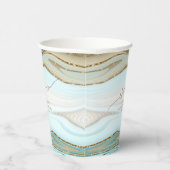 抽象芸術グリッター層結婚の応援ID903 紙コップ (右)