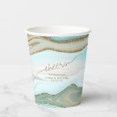 抽象芸術グリッター層結婚の応援ID903 紙コップ (正面)