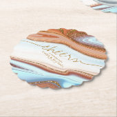抽象芸術グリッター層結婚の応援SW ID903 ペーパーコースター (アングル)