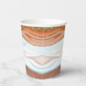 抽象芸術グリッター層結婚の応援SW ID903 紙コップ (右)