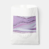 抽象芸術グリッター層結婚の薄紫ID903 フェイバーバッグ (正面)