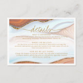 抽象芸術グリッター層詳細Wht SW ID903 エンクロージャーカード (裏面)