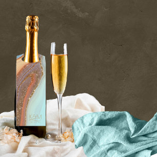 抽象芸術グリッター結婚層のSB ID903 ボトルネックタグ