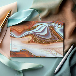 抽象芸術グリッター結婚層のSW ID903 ゲストブック