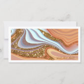 抽象芸術グリッター結婚層のSW ID903 セーブザデート (正面)