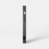 抽象芸術グリッドテクスチャ iPhoneケース (左側面)