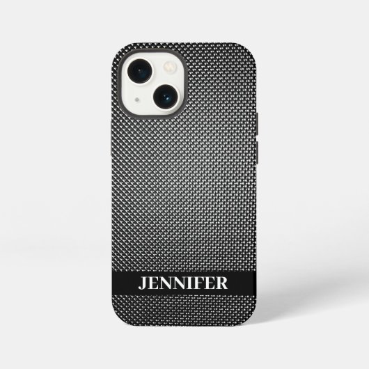 抽象芸術グリッドテクスチャ iPhoneケース (裏面)