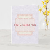 抽象芸術グリーティングカード カード (黄色い花)