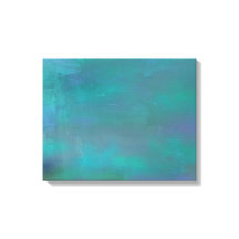 抽象芸術グリーンとパープルセレニティ