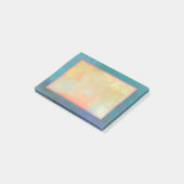 抽象芸術グリーンとパープルセレニティ ポストイット (アングル)