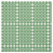 抽象芸術グリーンキューブ正方形 ファブリック (見本)