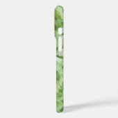 抽象芸術グリーンクリンクルシュレッダー紙テクスチャ Case-Mate iPhoneケース (裏面 / 左)