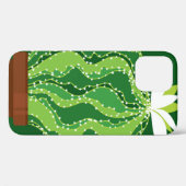 抽象芸術グリーンサボテンのシームレスパターン Case-Mate iPhoneケース (裏面 (横))