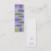 抽象芸術グリーンスキニー名刺 スキニー名刺 (正面/裏面)