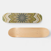抽象芸術グリーンスケートボード スケートボード (横)