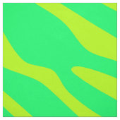 抽象芸術グリーンゼブラ ファブリック (見本)