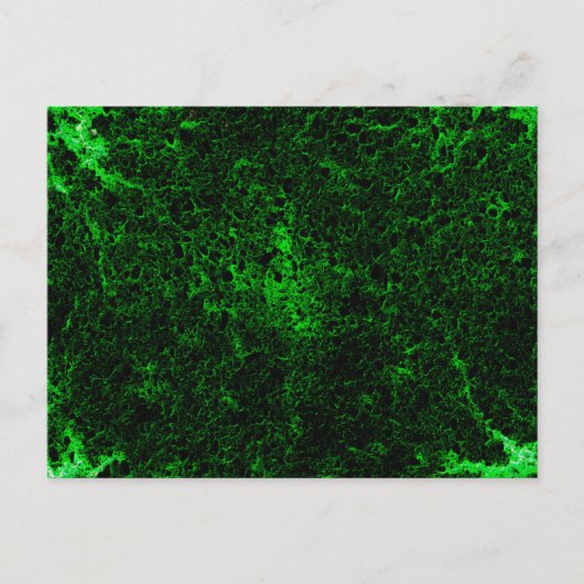 抽象芸術グリーンデジタ絵画ル ポストカード (正面)
