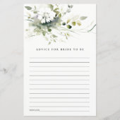 抽象芸術グリーンフローラアドバイスブライダルベビーシャワー (正面)