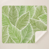 抽象芸術グリーンフローラ、シームレスな背景。 シェルパブランケット (正面(横))