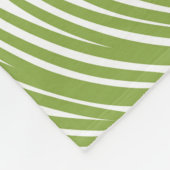 抽象芸術グリーンフローラ、シームレスな背景。 フリースブランケット (角)