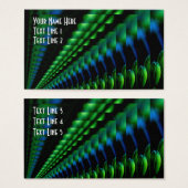 抽象芸術グリーンブルーブラックデザイン (正面&裏面)