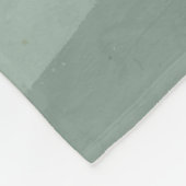 抽象芸術グリーンマウンテン水彩風景 フリースブランケット (角)