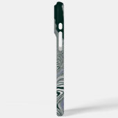 抽象芸術グリーンマーブルスワールアートiPhoneケース Case-Mate iPhoneケース (裏面 / 左)