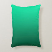 抽象芸術グリーンライトコントラストピュアカラートレンドモ アクセントクッション (正面(垂直))