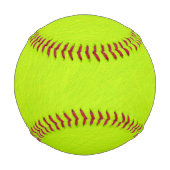 抽象芸術グリーンライム 野球ボール (裏面)
