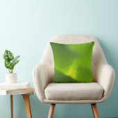 抽象芸術グリーンリーフとイエローリーフ クッション (椅子)