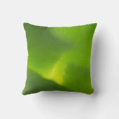 抽象芸術グリーンリーフとイエローリーフ クッション (裏面)