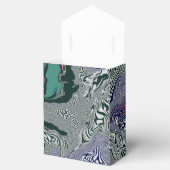 抽象芸術グリーン大理石スワールアート優先ボックス フェイバーボックス (オープン)