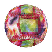 抽象芸術グリーン、赤の壁紙 野球ボール (正面)