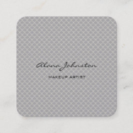 抽象芸術グレイなヘビのメイクアップアーティスト  スクエア名刺